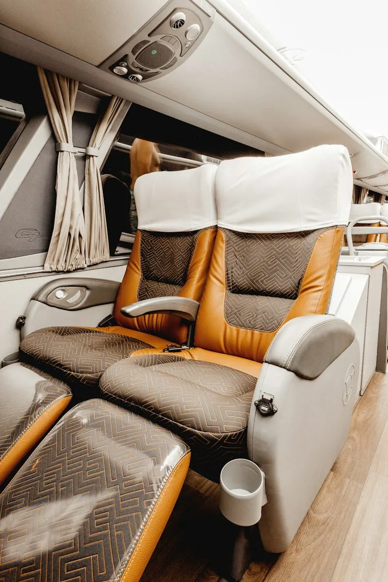 VIP minibus Lounge Interior